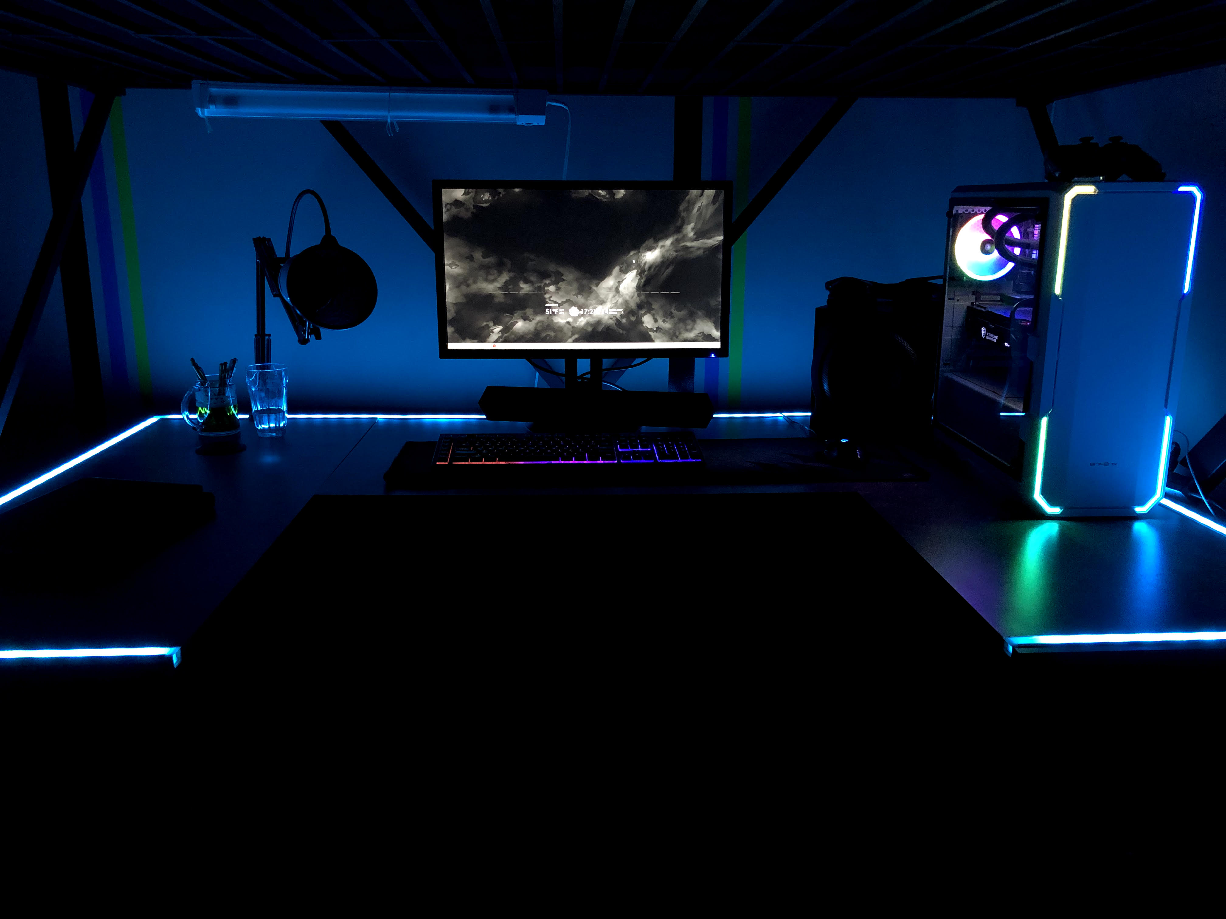 Custom RGB Desk Setup2
